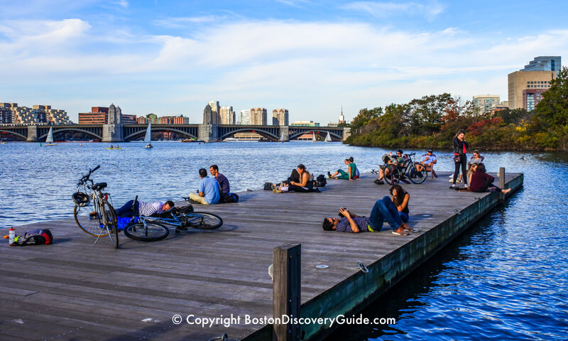 Kayaking on the Charles