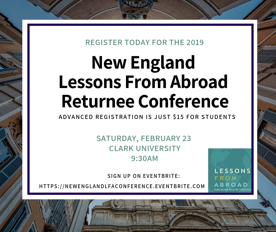 Lessons From Abroad New England Conference Colleges of the Fenway