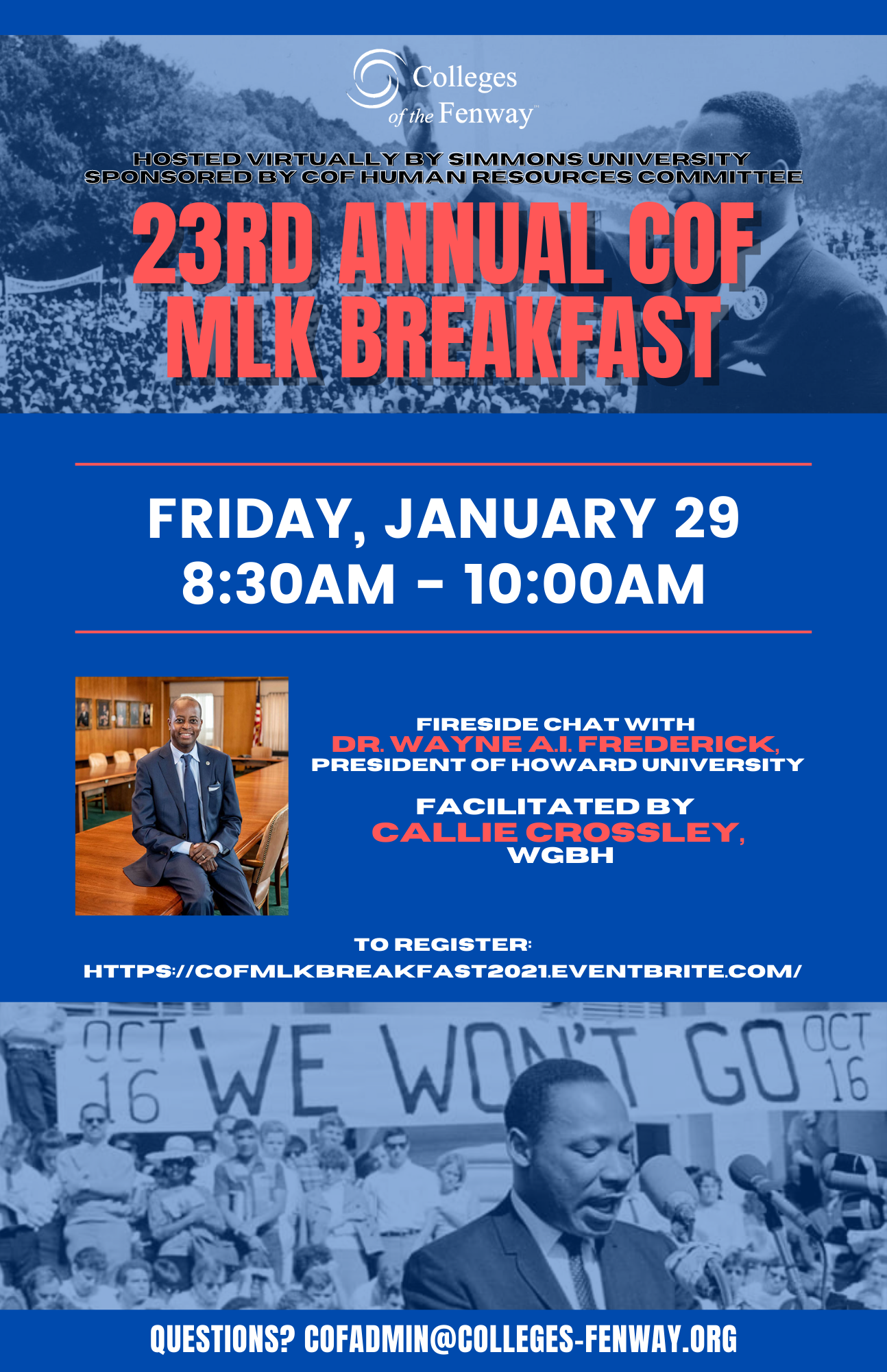 23rd Annual COF MLK Breakfast Colleges of the Fenway
