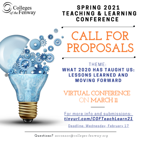 call for proposals for what has 2020 taught us theme.